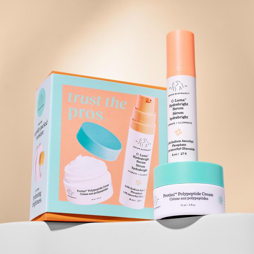 Drunk Elephant Trust the Pros: Brighten & Firm Kit