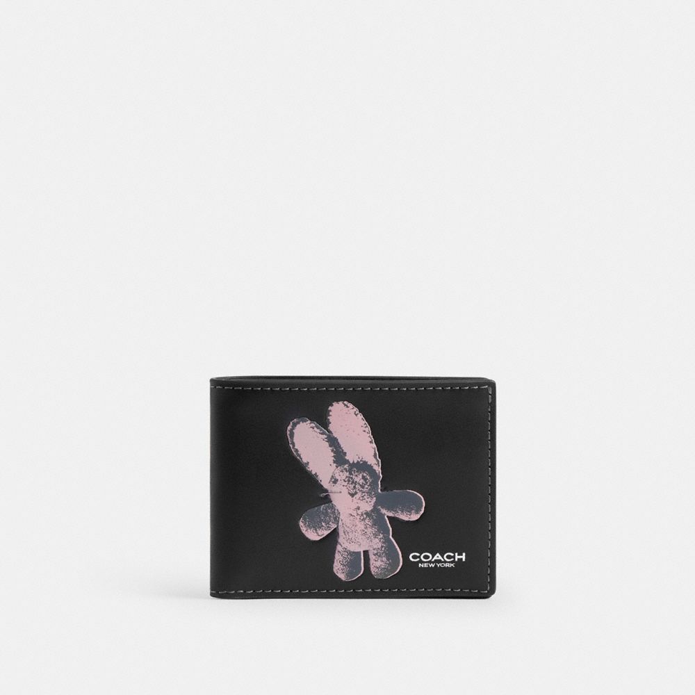 Slim Billfold Wallet With Floppy Graphic