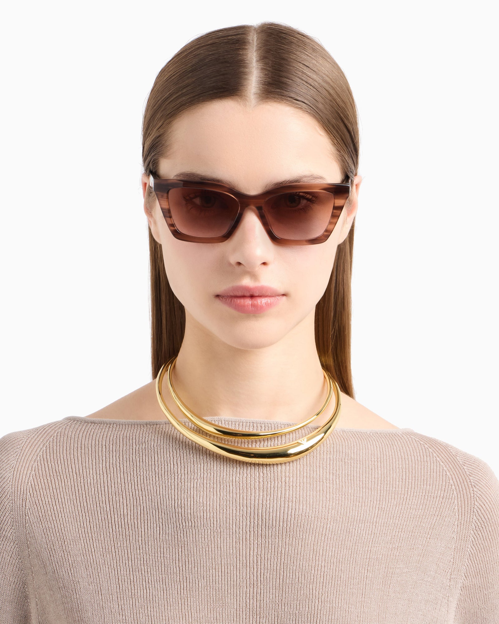 Emporio Armani Women’s butterfly sunglasses