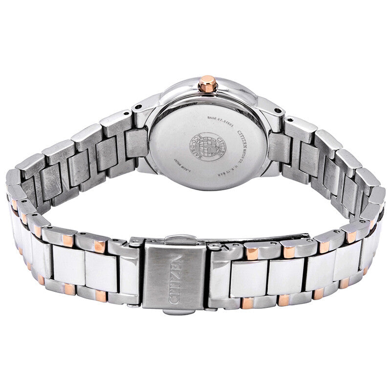 Citizen Silhouette Eco-Drive Mother Of Pearl Dial Two-Tone Stainless Steel Women's Watch