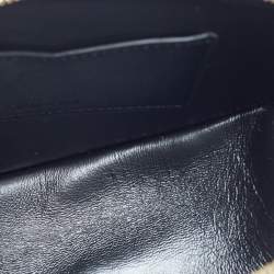Alaia Le Demi-Coeur Black Leather Shoulder Bag