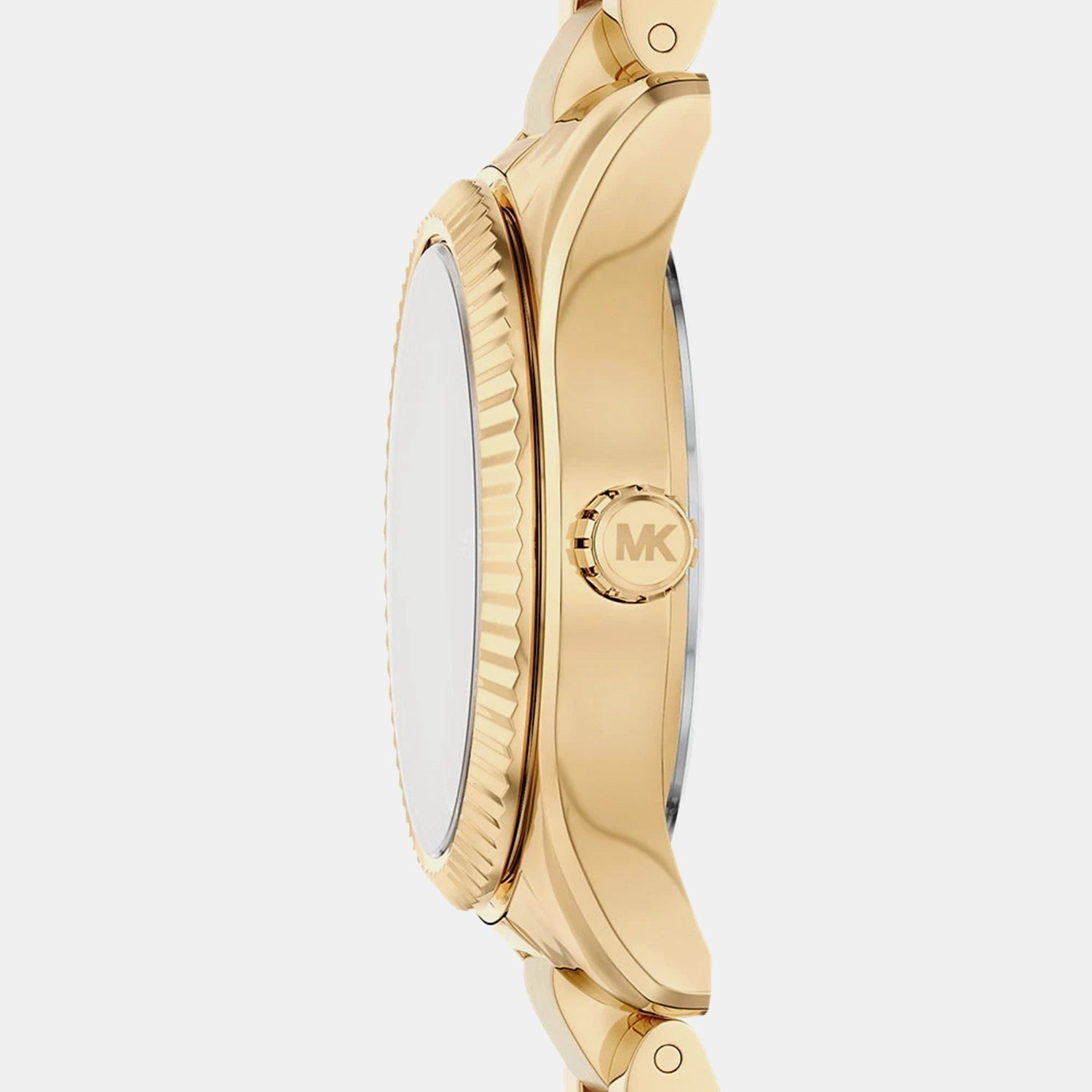 Michael Kors Lexington Women Quartz Brown Dial Analog Stainless Steel Watch Mk7578
