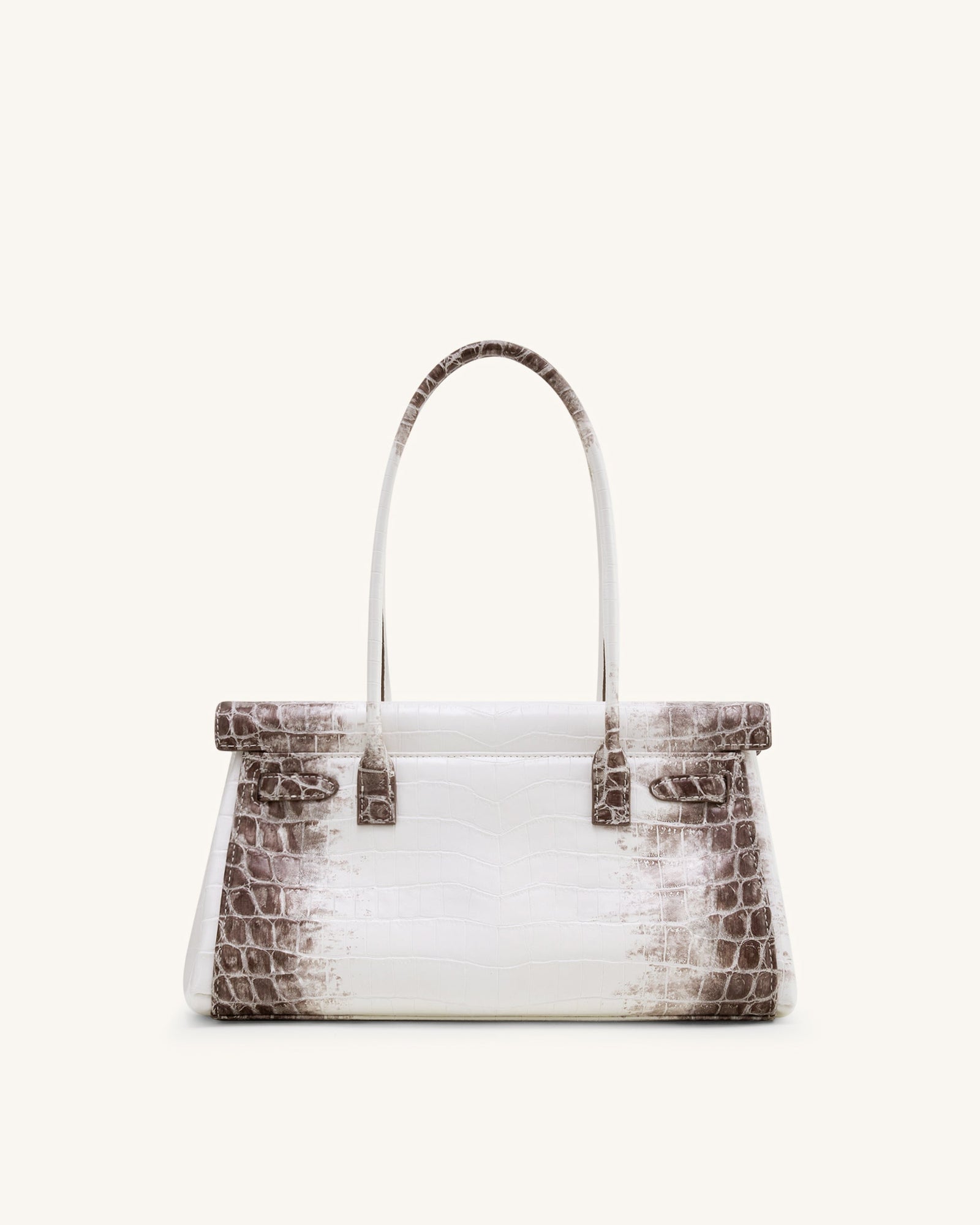 Yara Shoulder Bag - Sakura Pink Croc