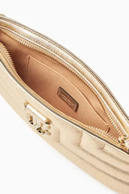 Jimmy Choo Avenue Slim Shoulder Bag in Metallic Nappa