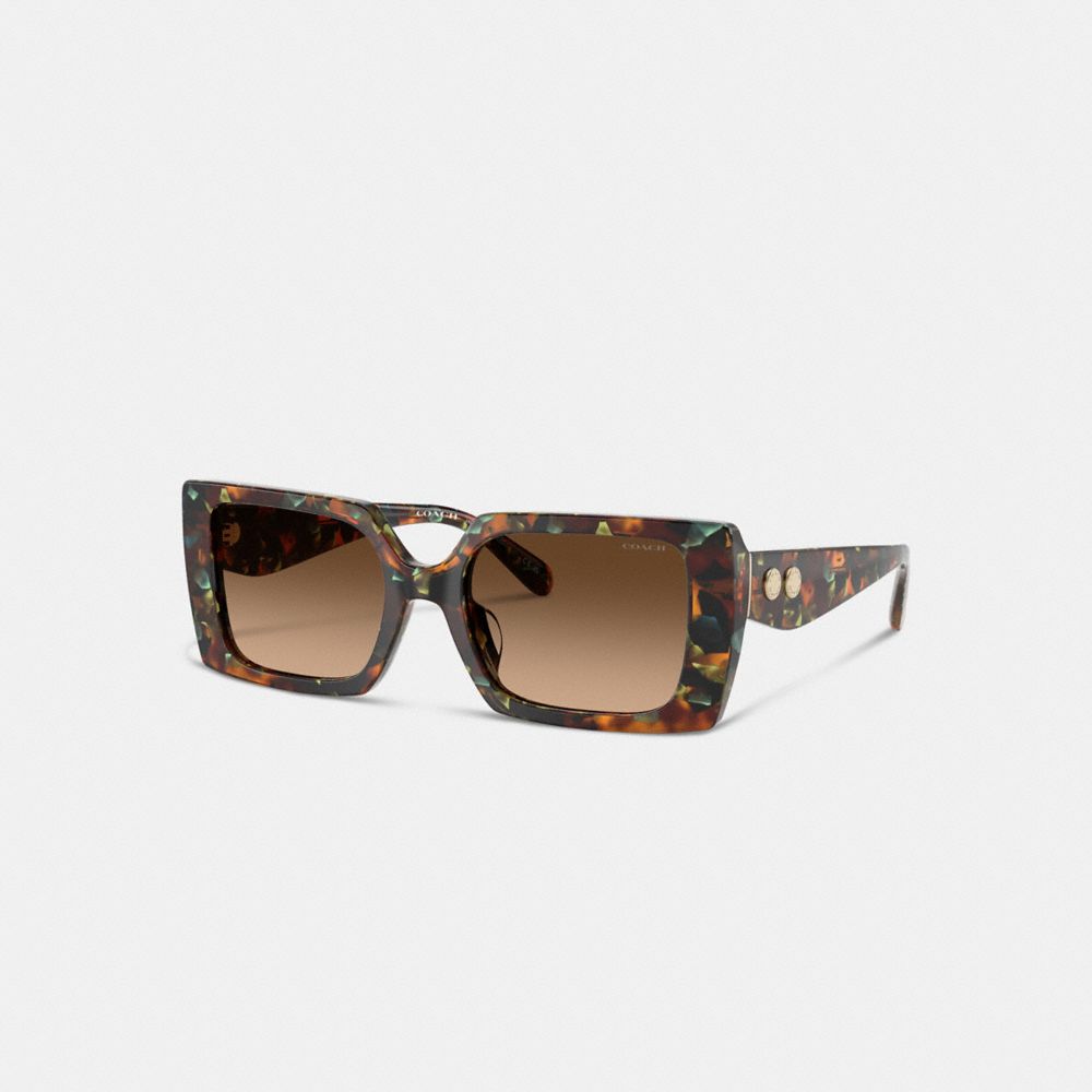 Rivet Oversized Square Sunglasses