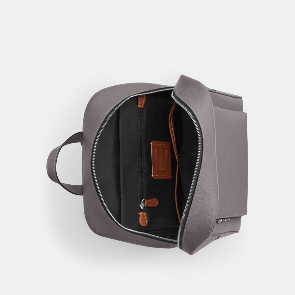 Coach Aiden Backpack Silver Graphite