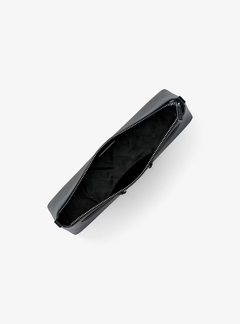 Carson Small Pebbled Leather Convertible Crossbody BLACK Bag
