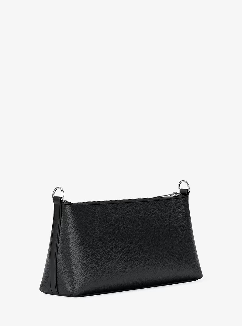 Carson Small Pebbled Leather Convertible Crossbody BLACK Bag
