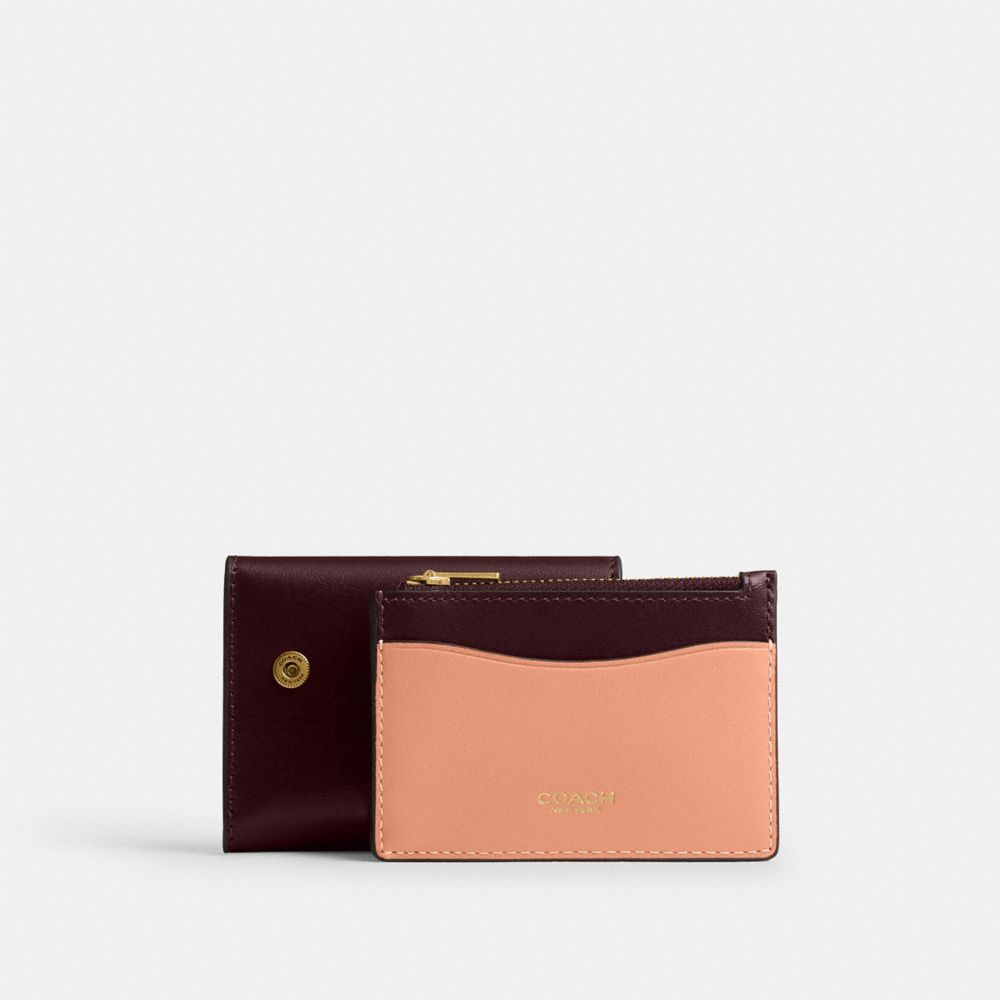 Essential Card Holder Wallet In Colorblock