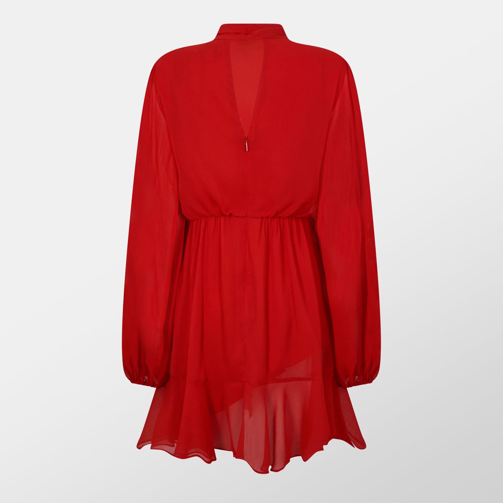Zebrina Neck Tie Shift Dress