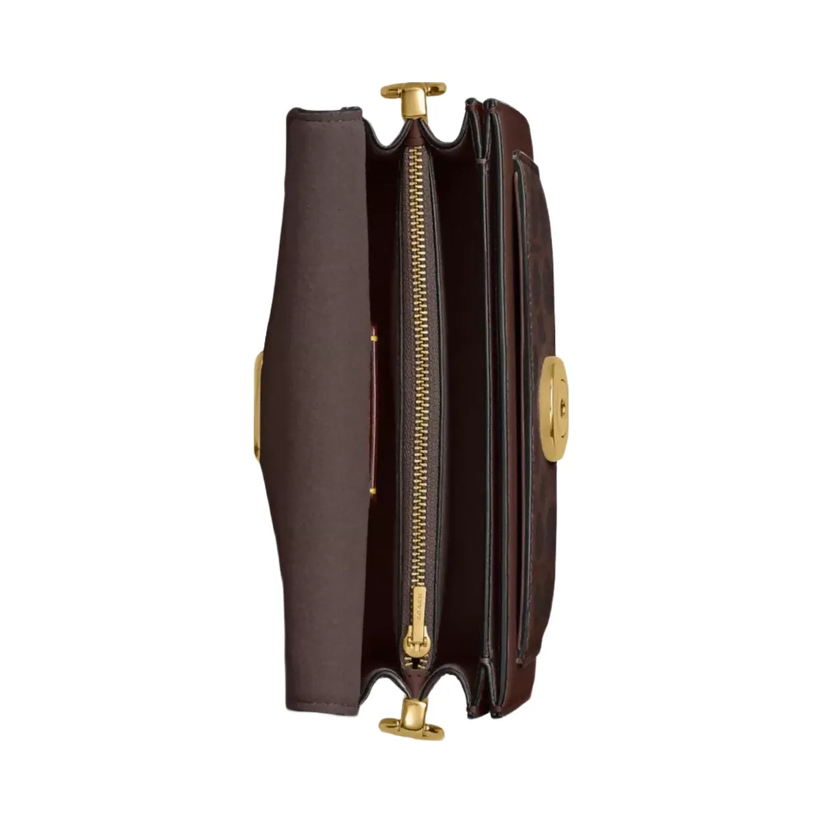 Coach Tabby Shoulder Bag 20 In Signature Canvas in Brass Maple