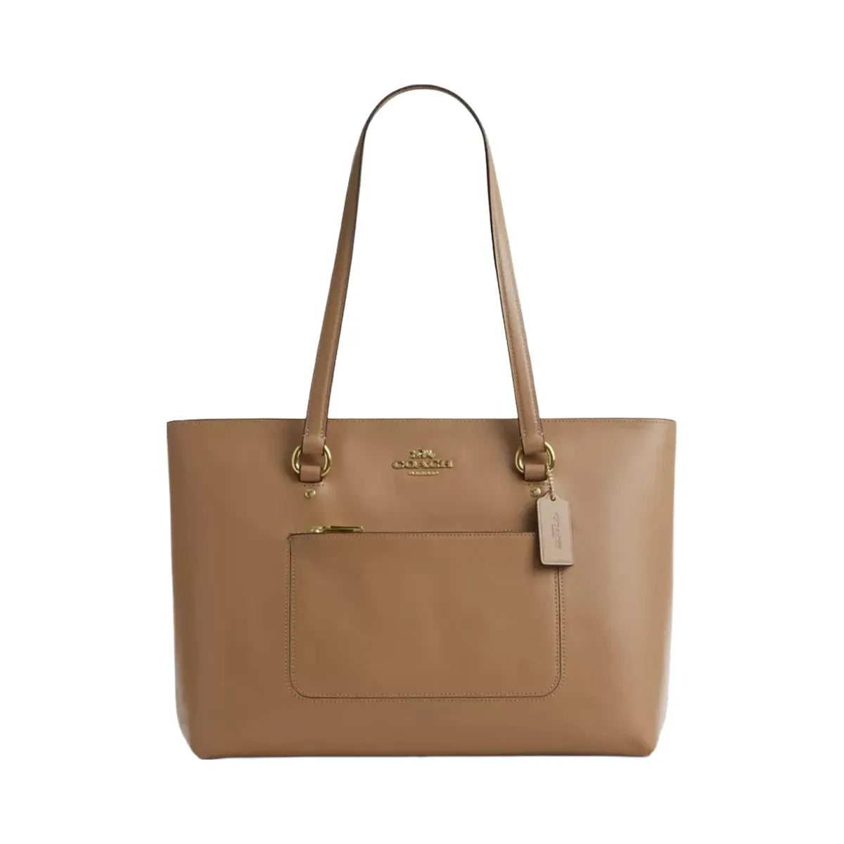 Coach Station Tote Bag in Gold Sandy Beige