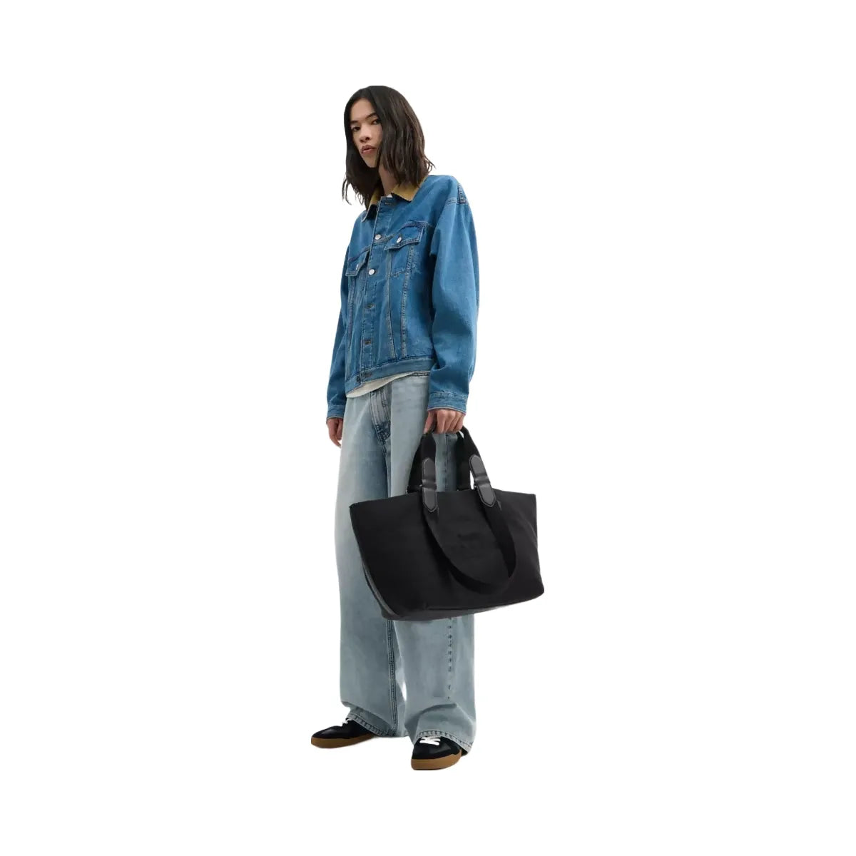 Coach Small Tour Tote Bag in Gunmetal Black Multi