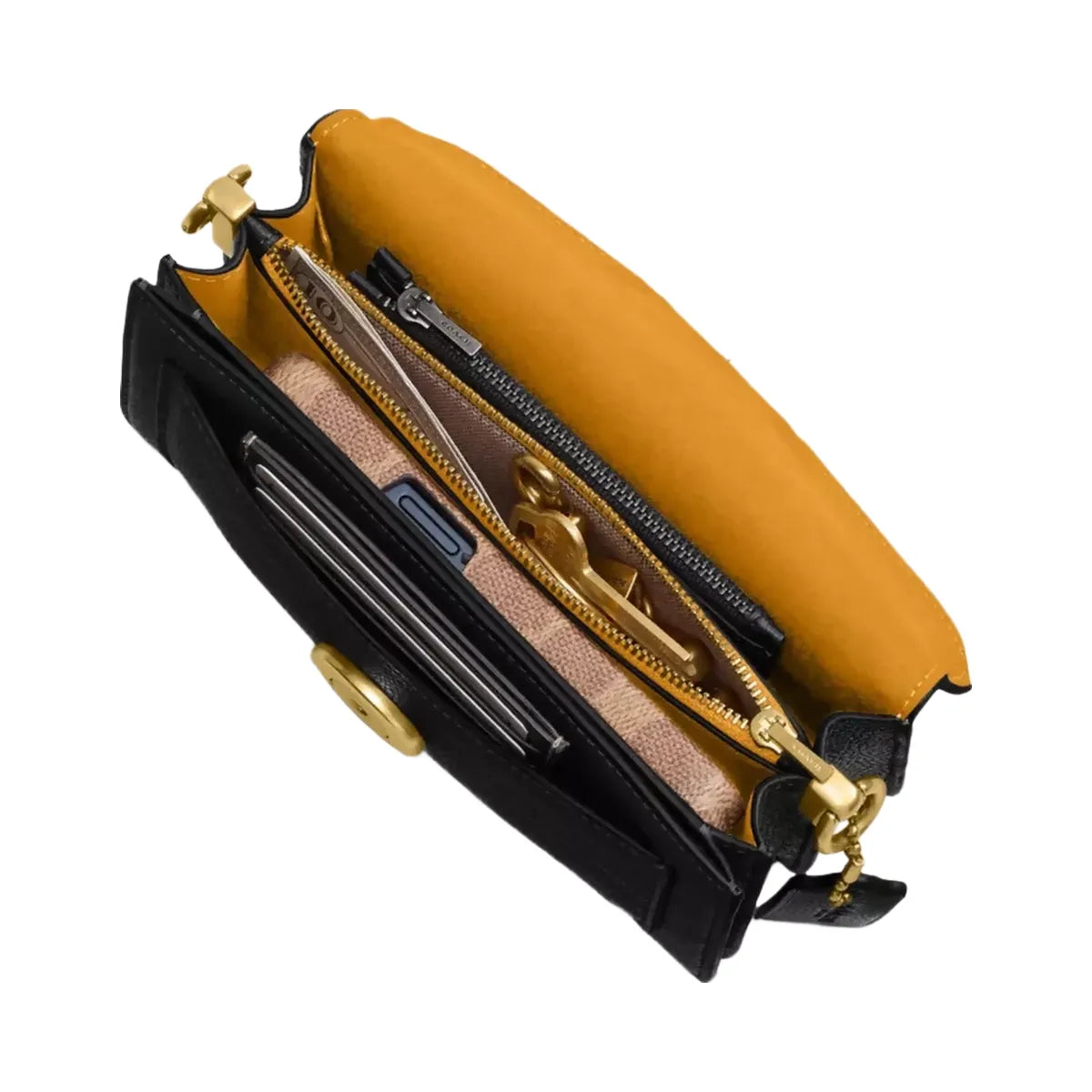Coach Tabby Shoulder Bag 20 in Brass Black
