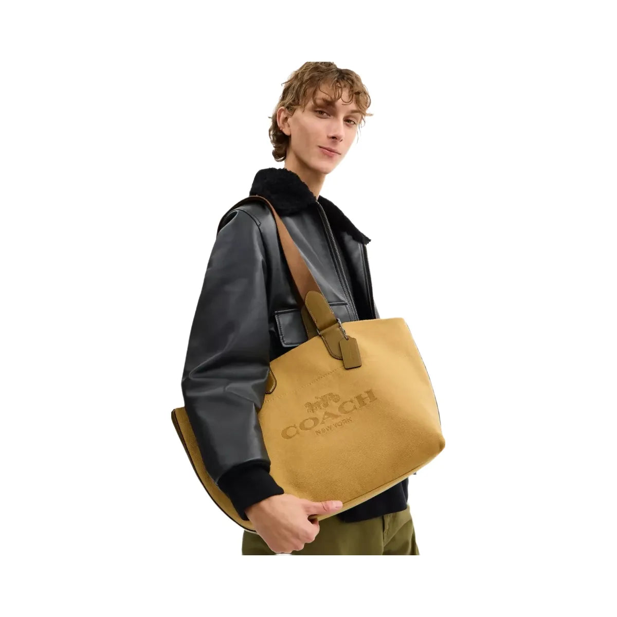 Coach Small Tour Tote Bag in Gunmetal Trench Multi