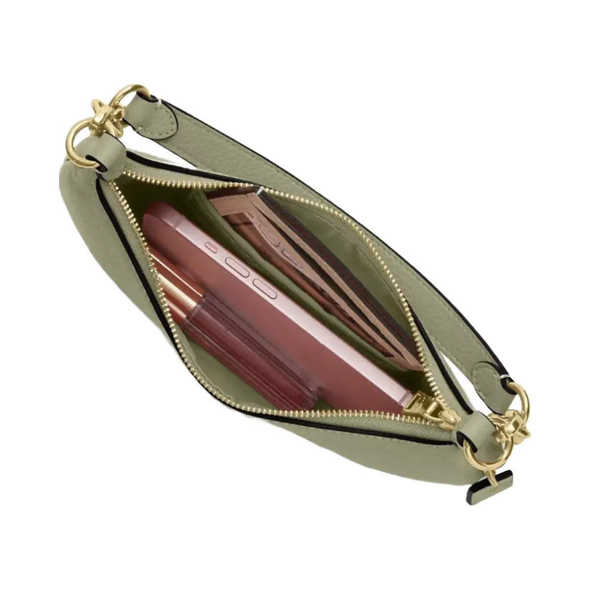 Coach Mini Payton Bag in Gold Pistachio