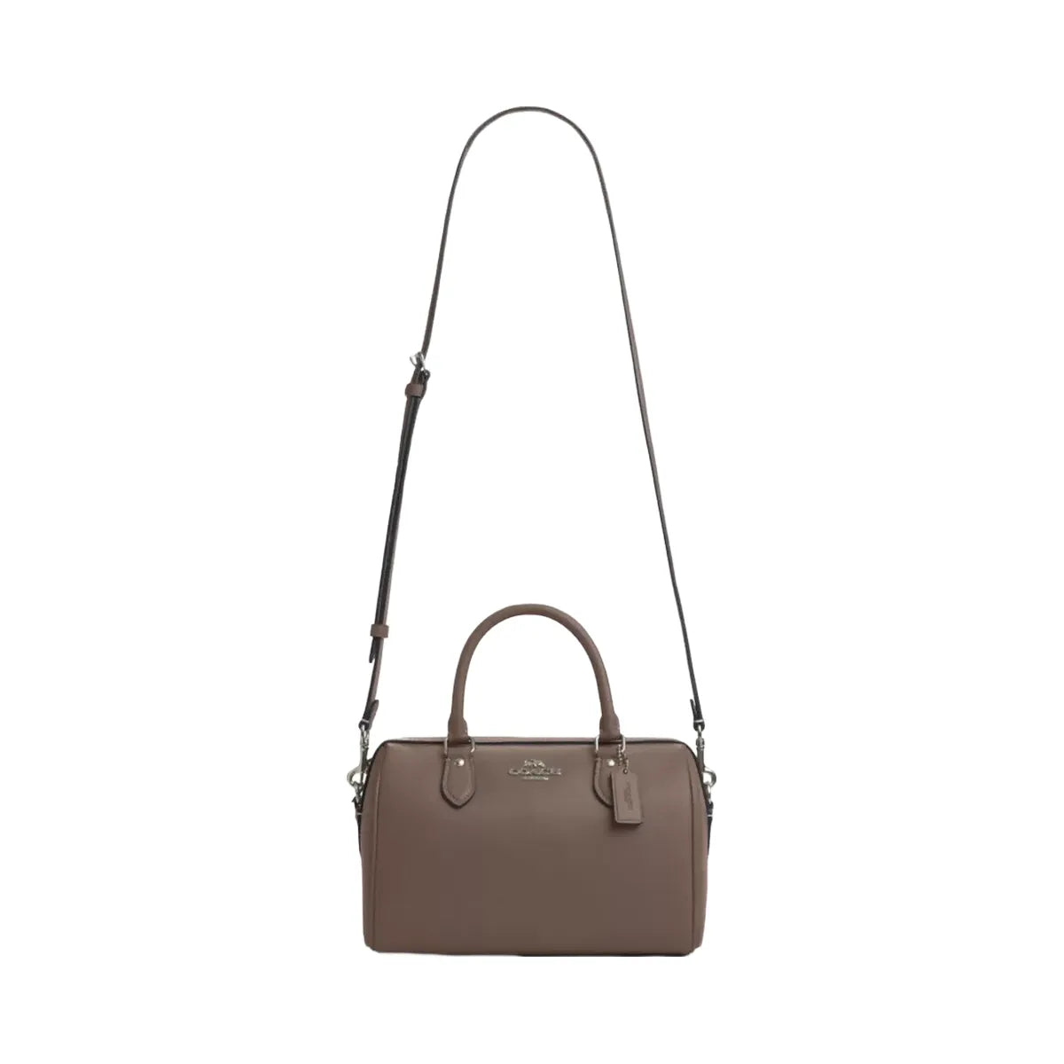 Coach Rowan Satchel Bag in Gunmetal Dark Stone