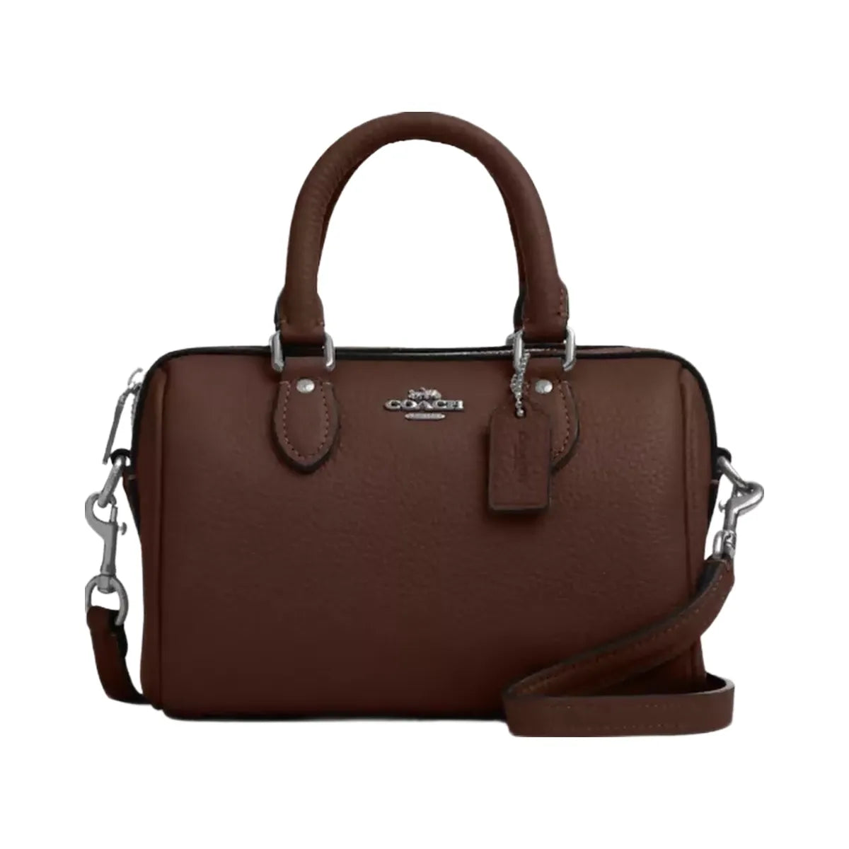 Coach Mini Rowan Crossbody Bag in Silver Maple