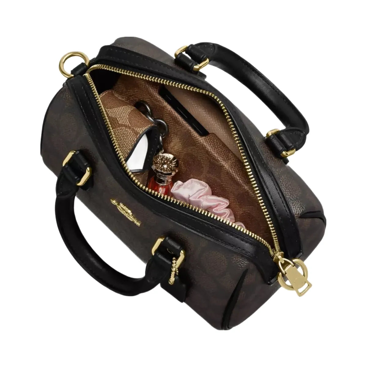 Coach Mini Rowan Crossbody Bag in Silver Maple