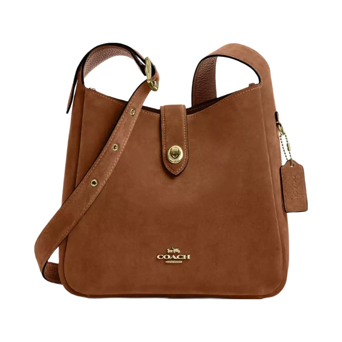 Coach Hadley Convertible Crossbody Bag in Gold Sienna