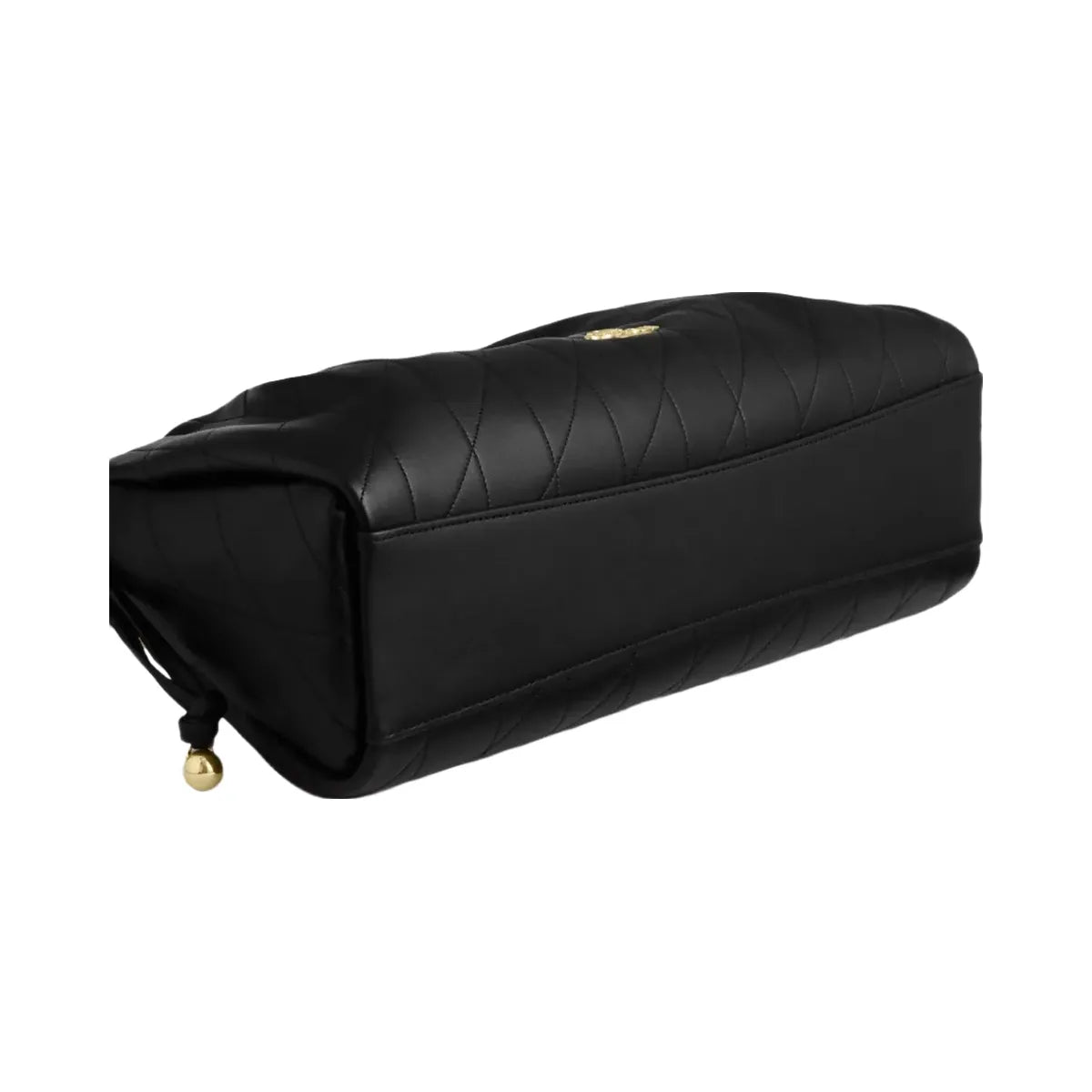 Coach Faye Large Shoulder Bag With Quilting in Gold Black