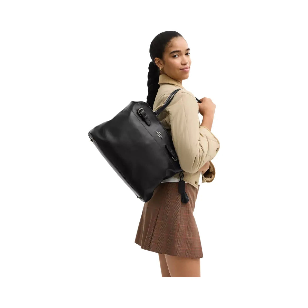Coach Easton Tote Bag in Gunmetal Black