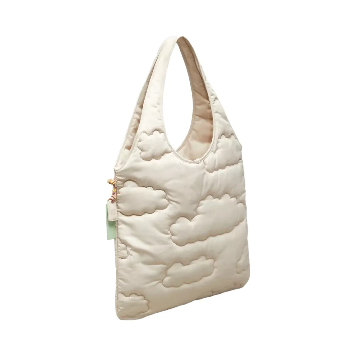 Coach Coachtopia Loop Flat Tote With Cloud Quilting in Cloud