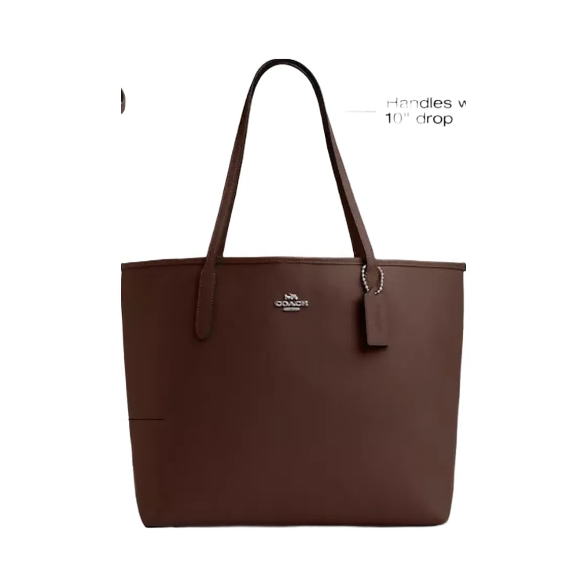 Coach City Tote Bag in Silver Maple
