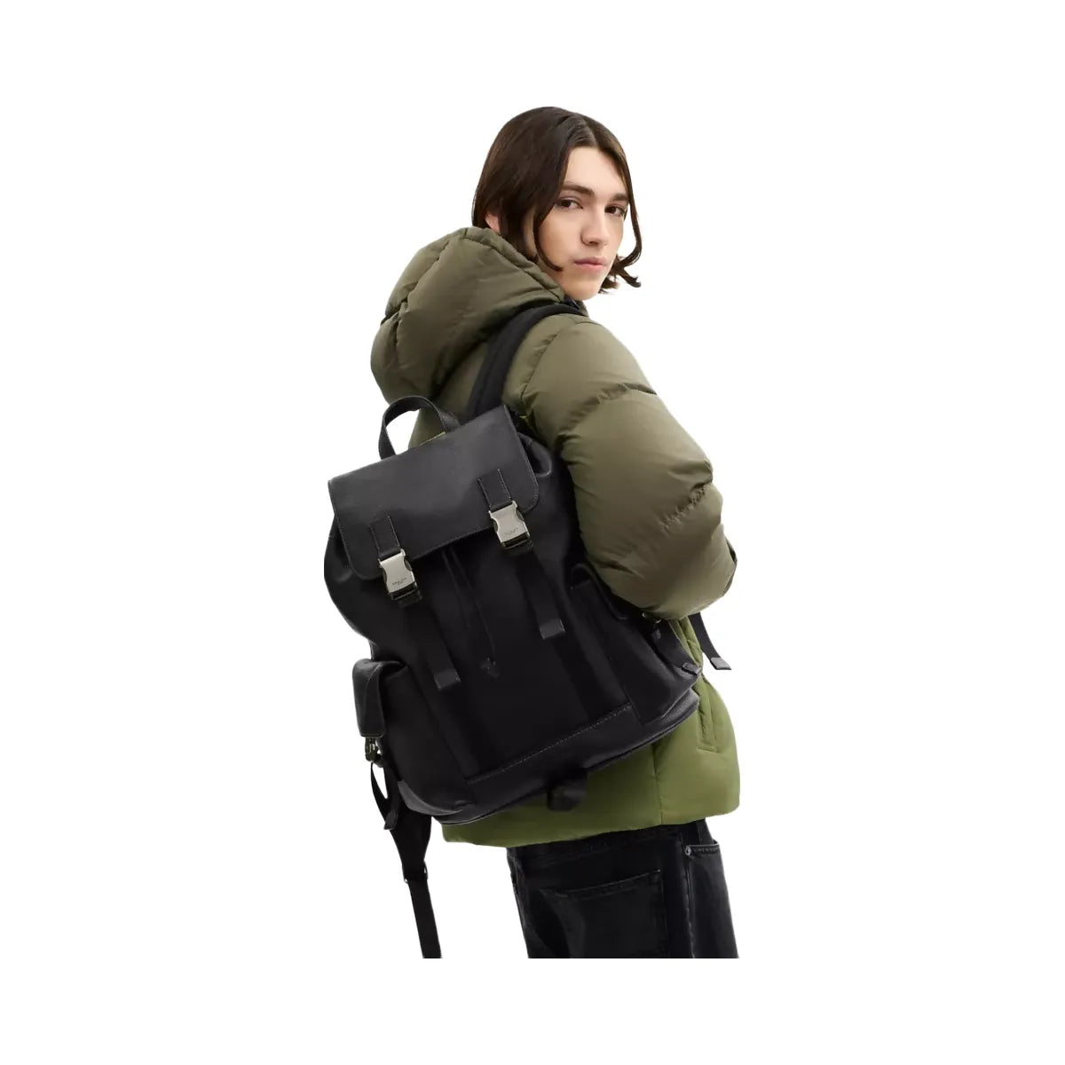 Coach Clark Backpack in Gunmetal Black