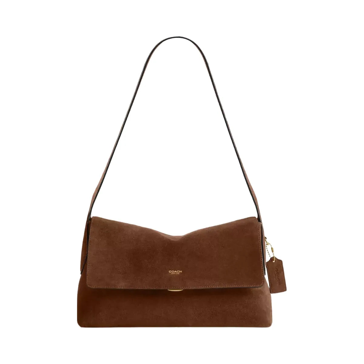 Coach Chelsea Shoulder Bag 30 in Brass Warm Brown