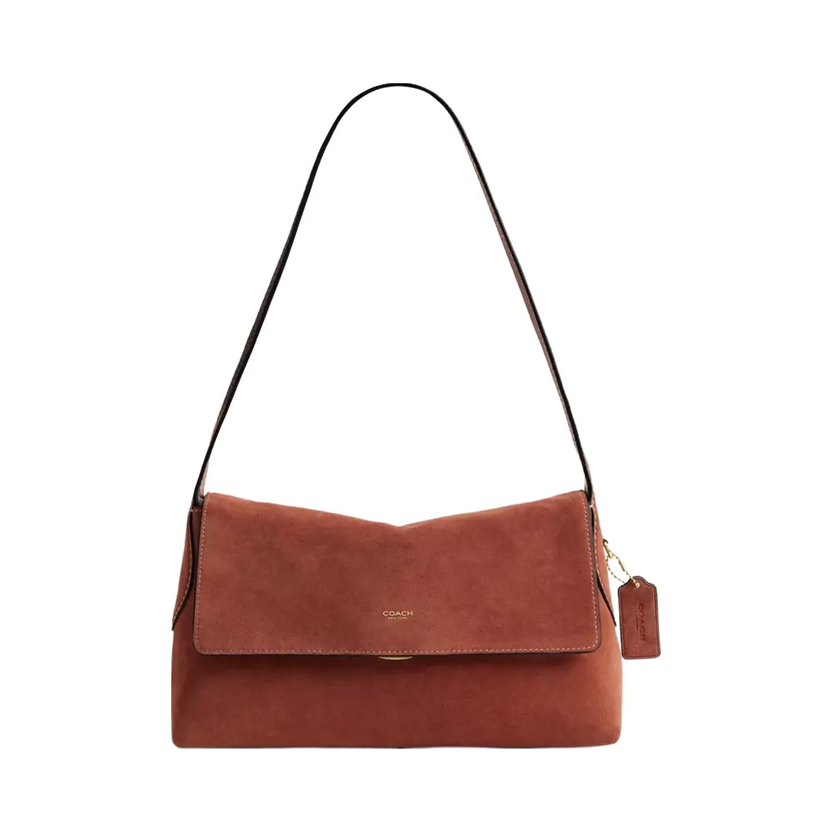 Coach Chelsea Shoulder Bag 30 in Brass Clay