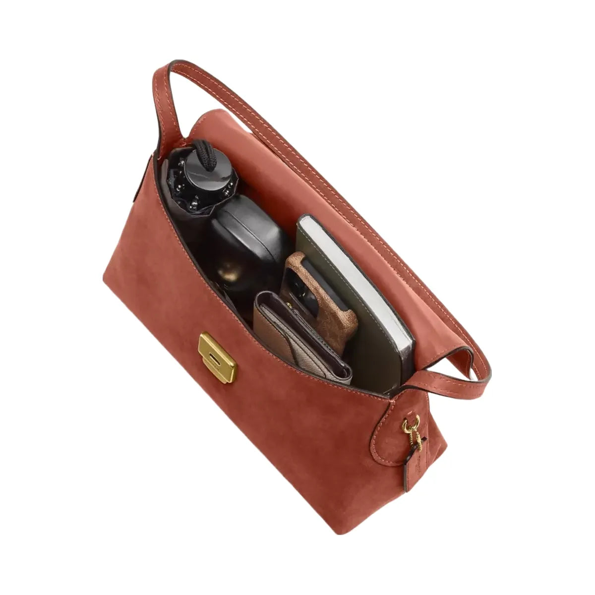 Coach Chelsea Shoulder Bag 30 in Brass Clay