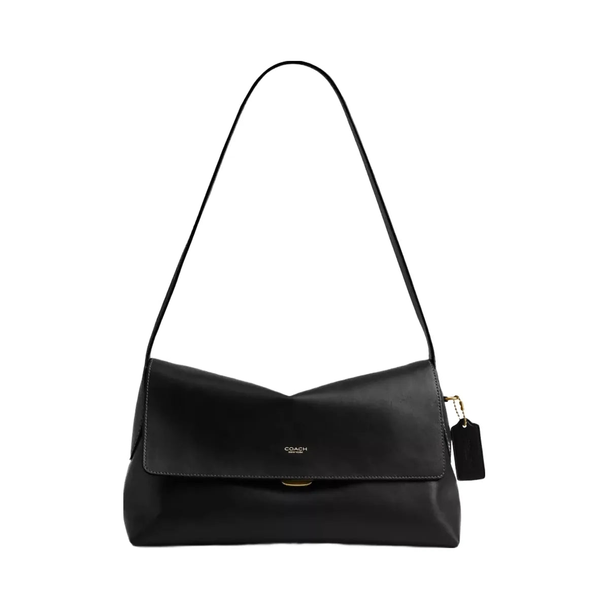 Coach Chelsea Shoulder Bag 30 in Brass Black