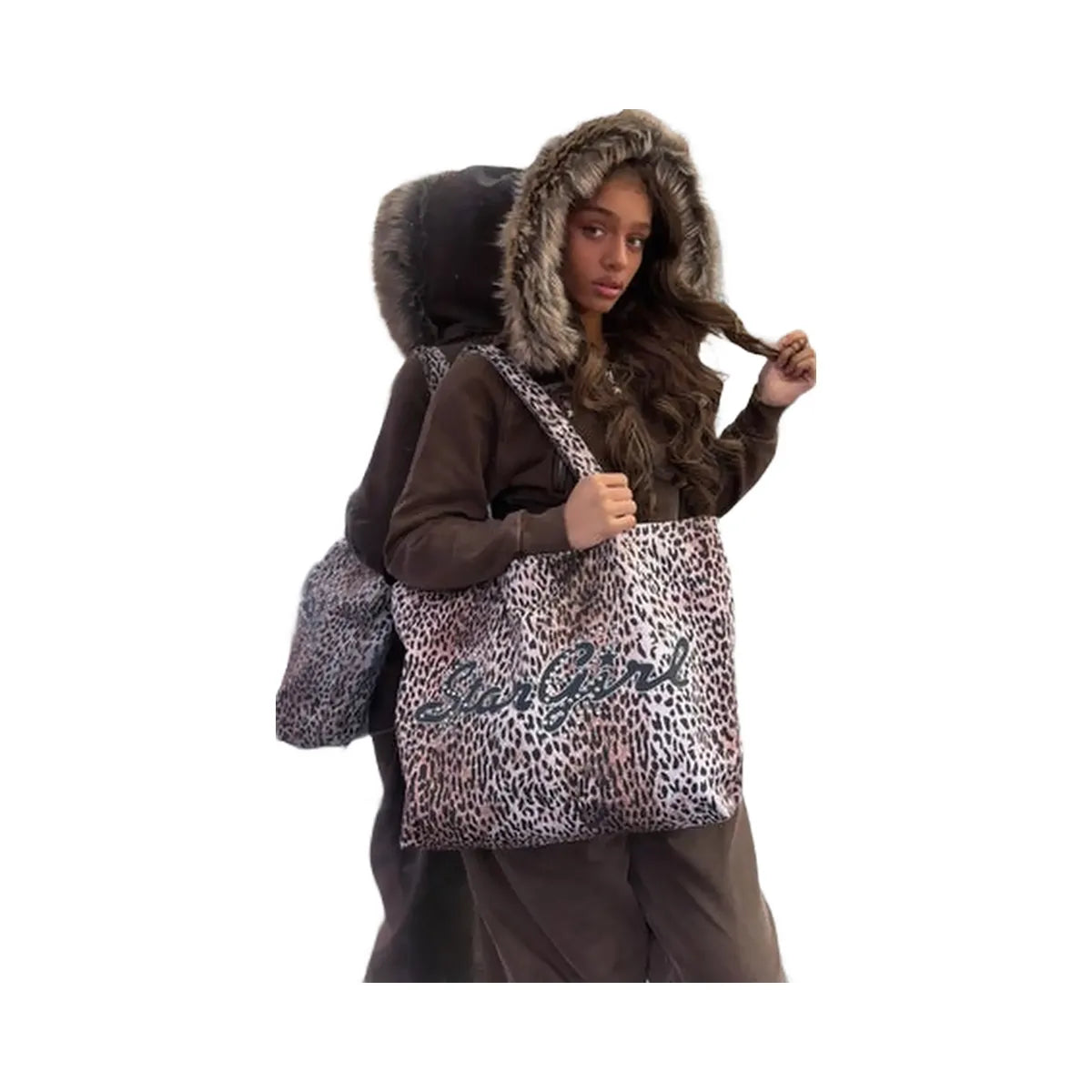 Broken Planet Star Girl Cheetah Bag
