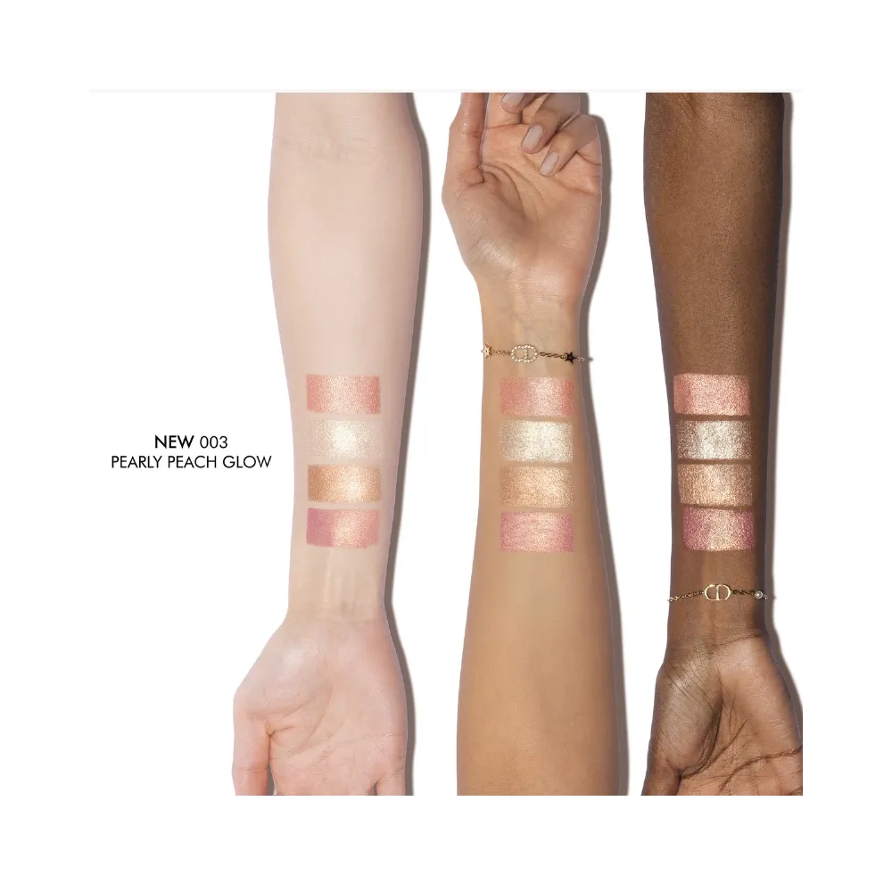Dior Backstage Glow Maximizer Palette 003 Pearly Peach Glow