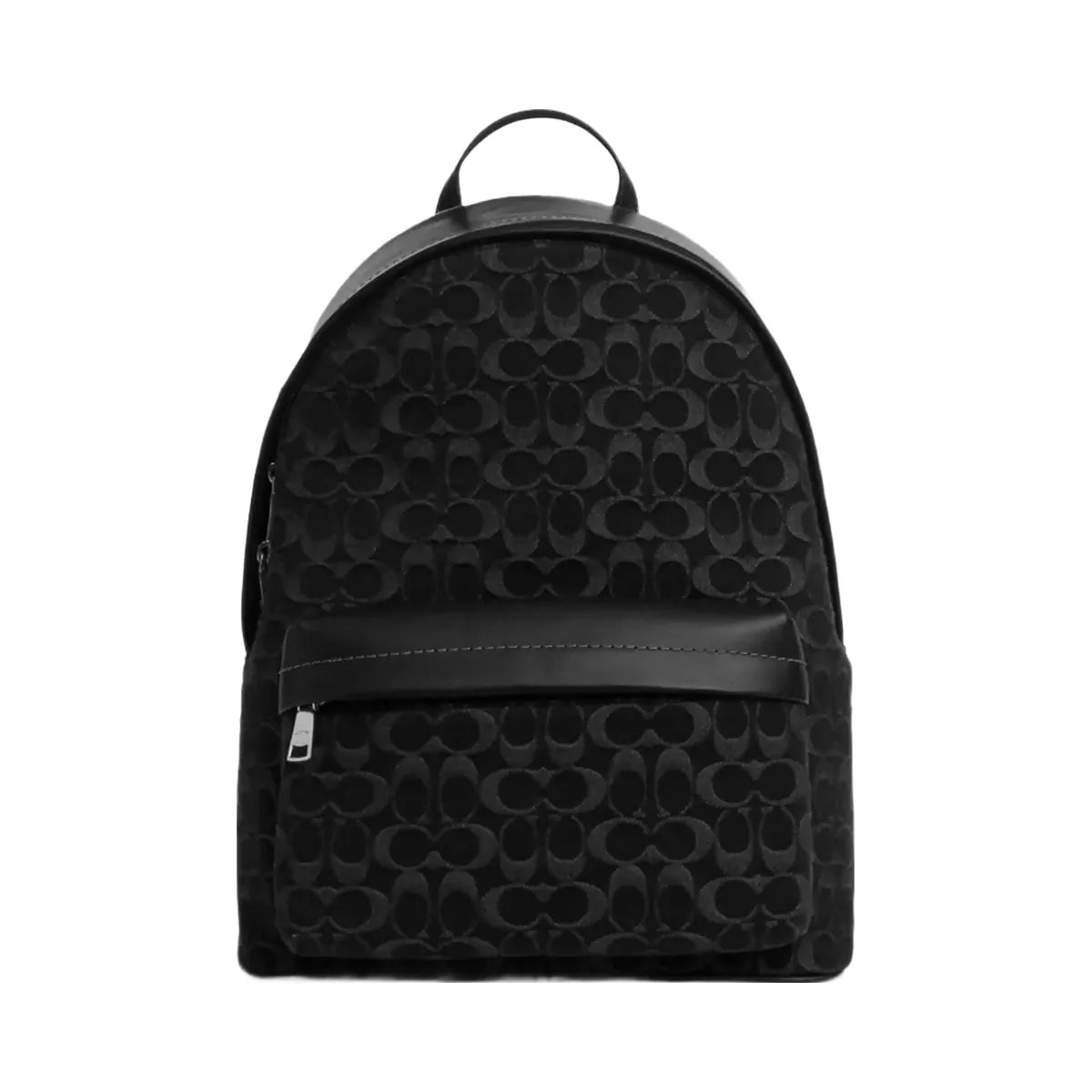 Coach Taylor Backpack In Signature Denim in Silver Black