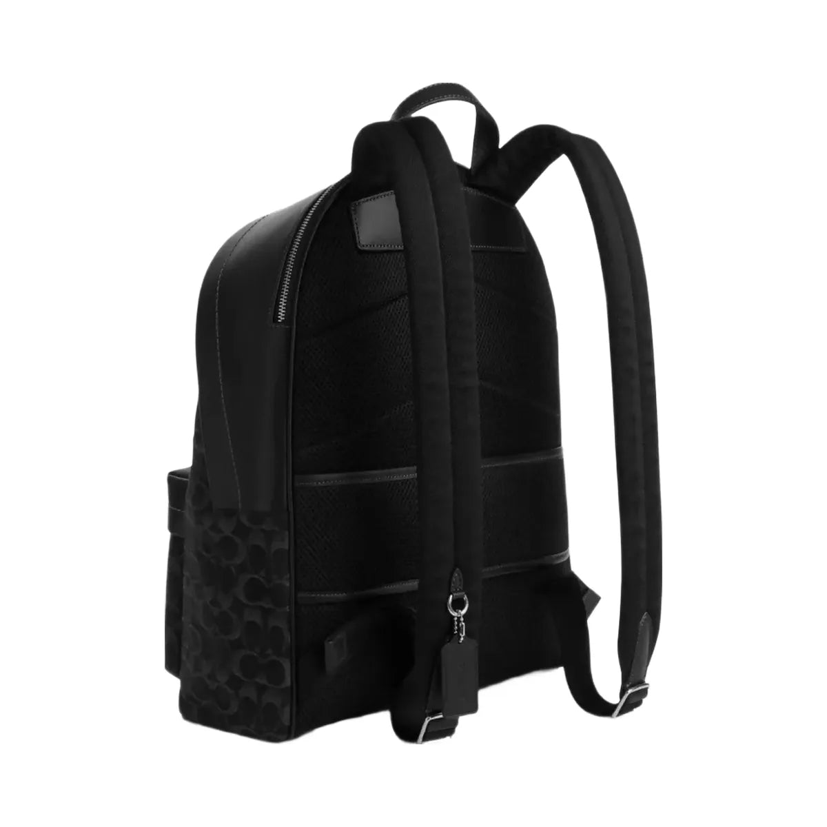Coach Taylor Backpack In Signature Denim in Silver Black