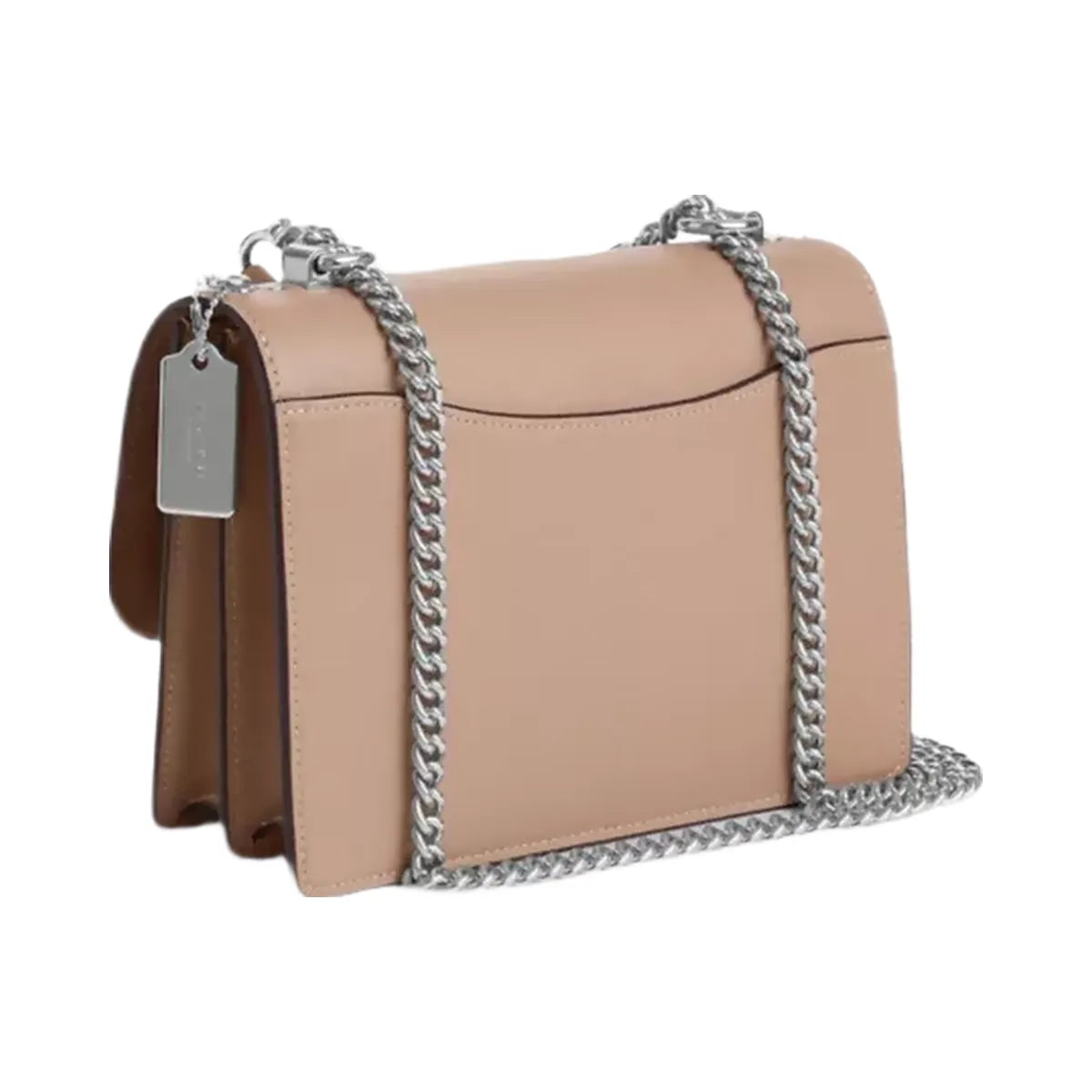 Coach Klare Crossbody Bag In Signature Canvas in Silver Sand Taupe