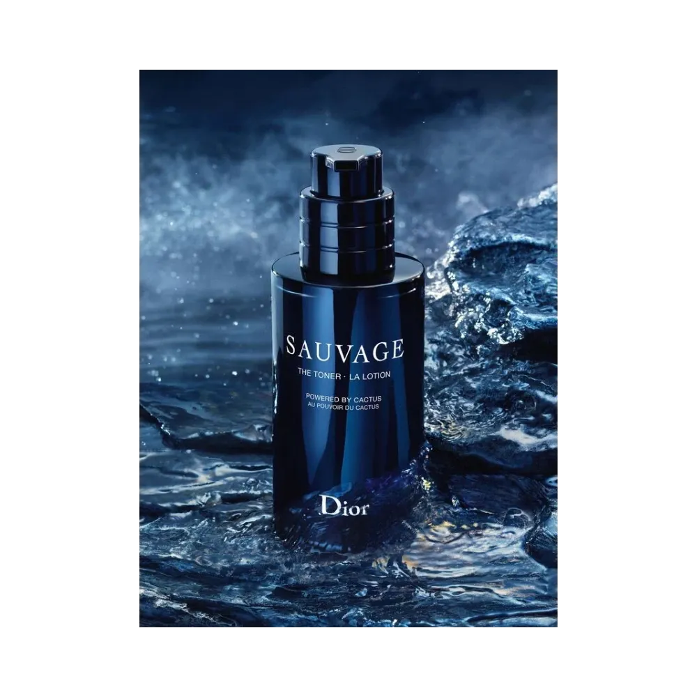 Dior Sauvage Skincare Ritual Set Cleanser, Toner and Serum – Purifying, Energizing, Anti-Aging – Powered By Cactus