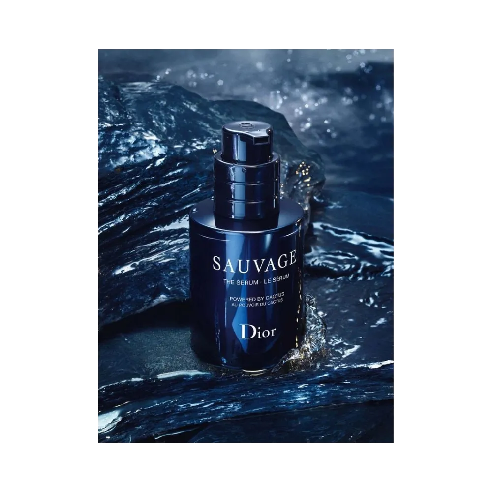 Dior Sauvage Skincare Ritual Set Cleanser, Toner and Serum – Purifying, Energizing, Anti-Aging – Powered By Cactus