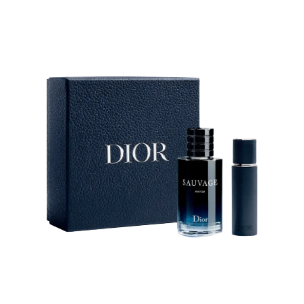 Dior Sauvage Parfum Gift Set - Limited Edition Parfum And Travel Spray