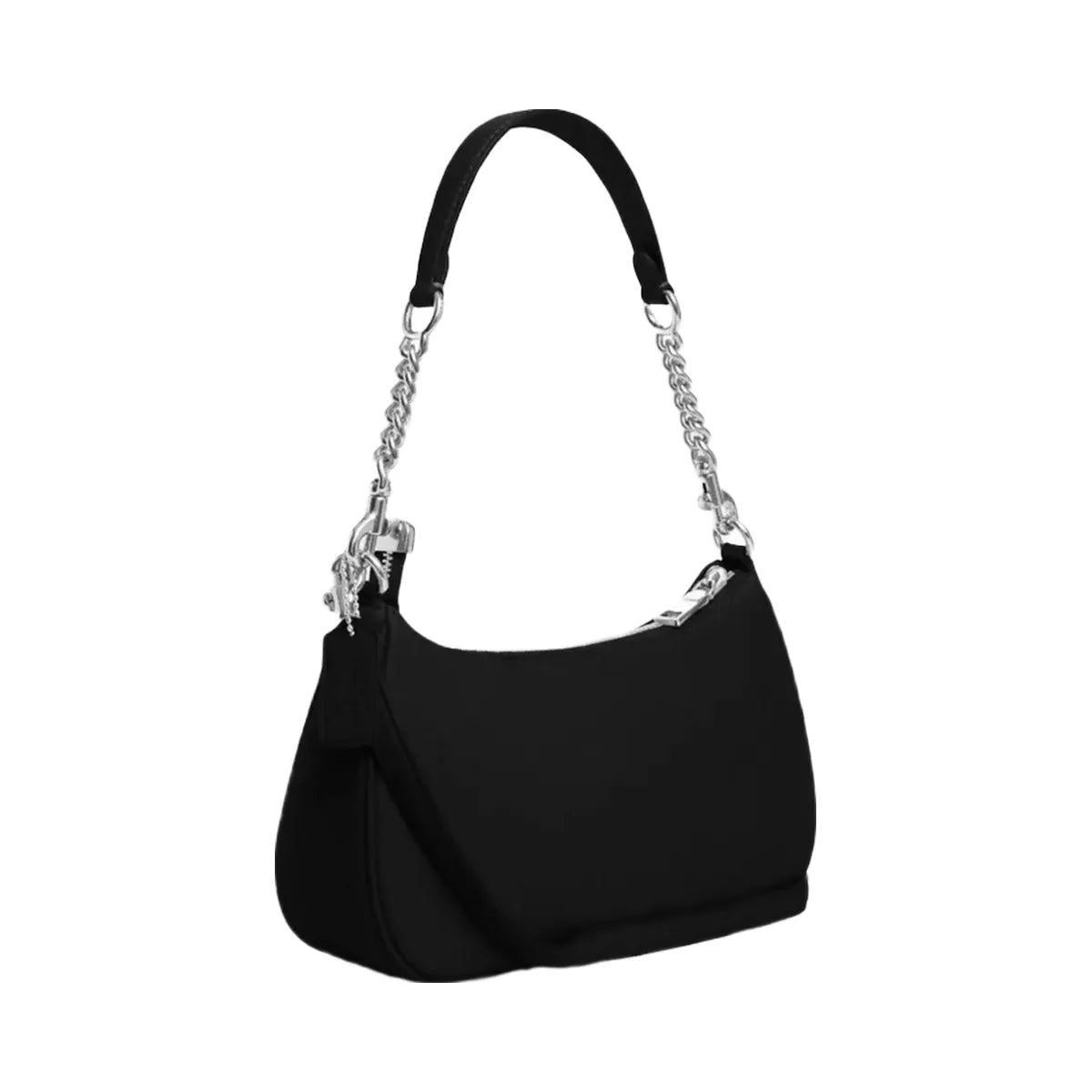 Coach Teri Shoulder Bag in Silver Black