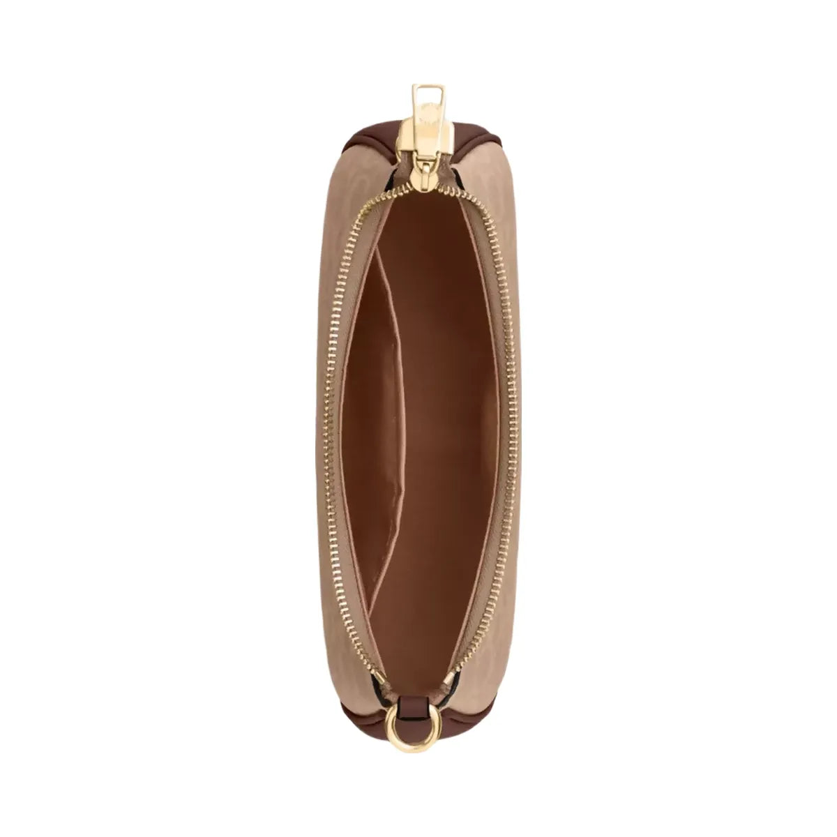 Coach Teri Shoulder Bag In Signature Canvas in Gold Tan Brown