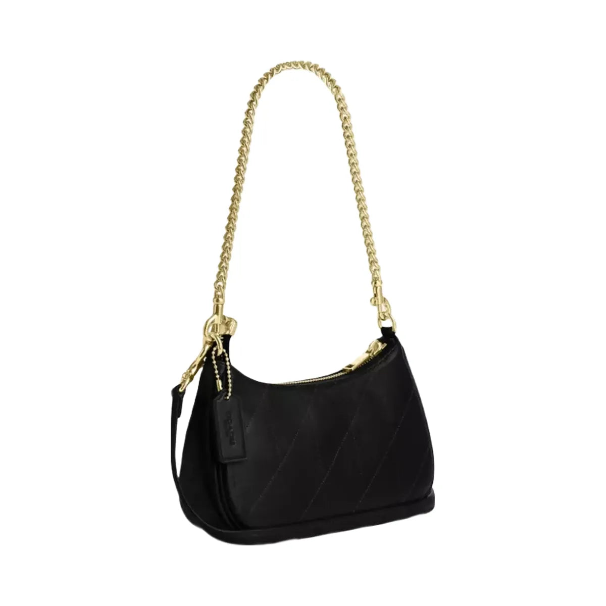 Coach Teri Mini Crossbody Bag With Quilting in Gold Black