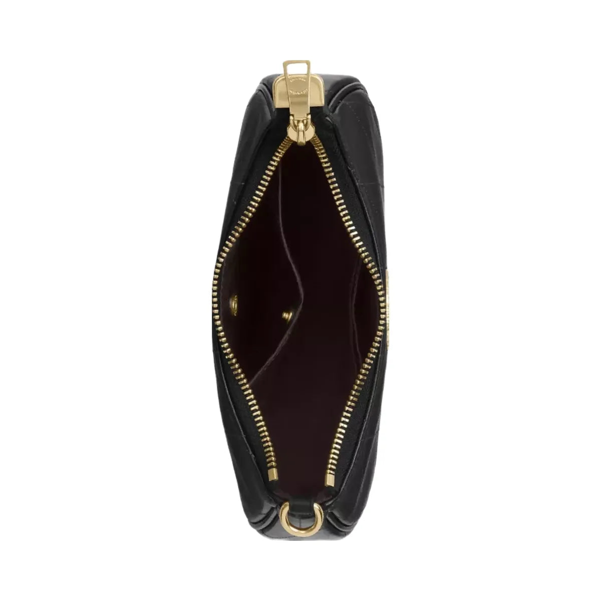 Coach Teri Mini Crossbody Bag With Quilting in Gold Black