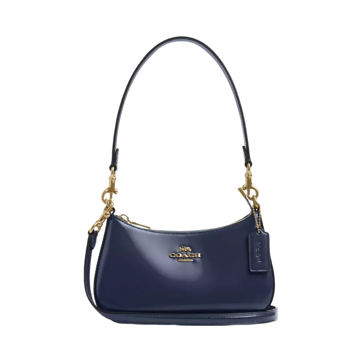 Coach Teri Mini Crossbody Bag in Gold True Navy