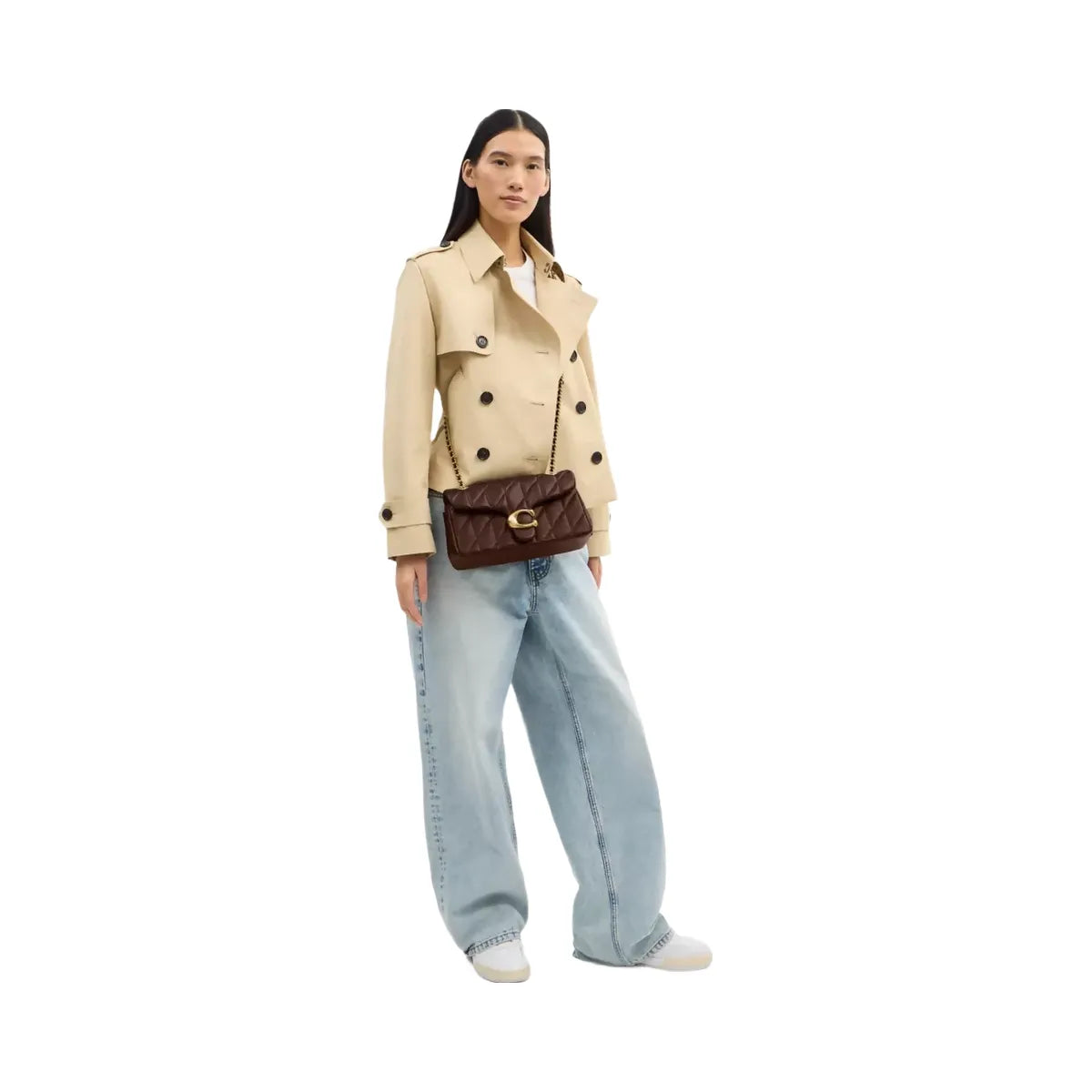 Coach Tabby Shoulder Bag 26 With Pillow Quilting in Brass Maple