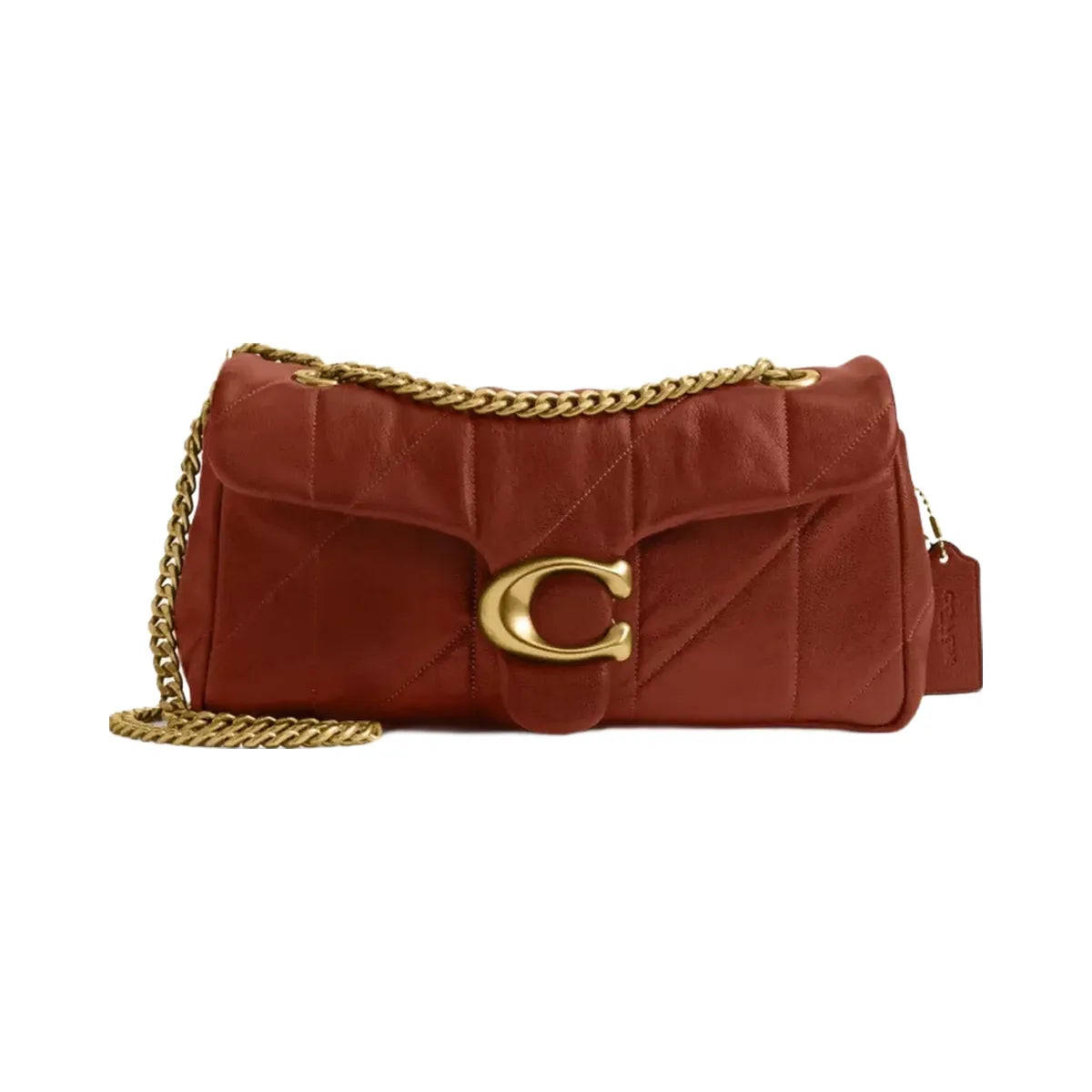 Coach Tabby Shoulder Bag 26 With Quilting in Brass Pecan