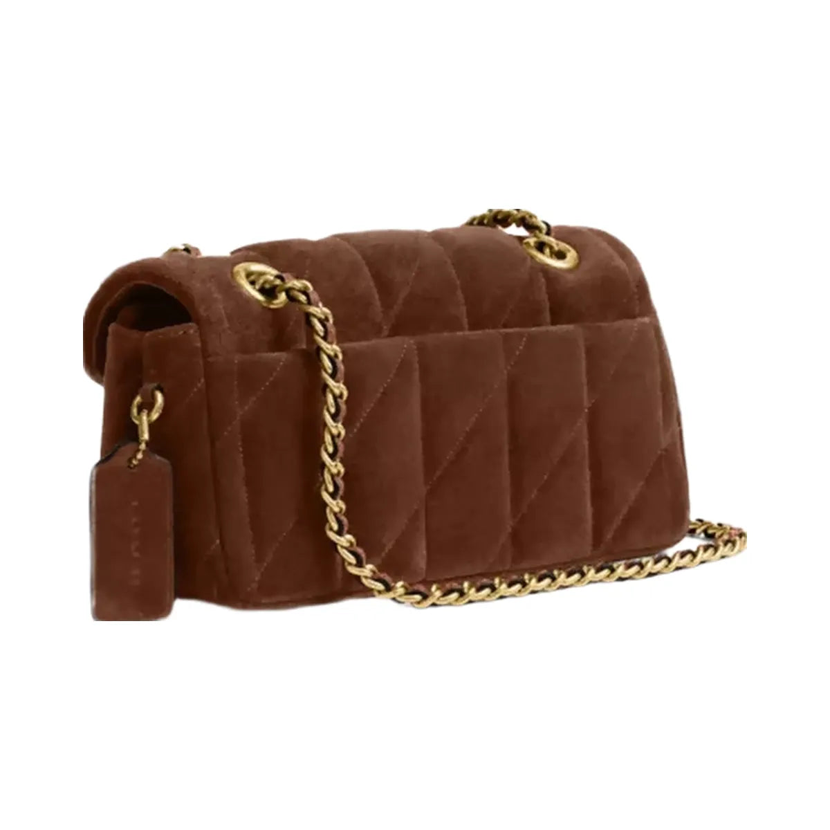Coach Tabby Shoulder Bag 20 With Quilting in Brass Warm Brown