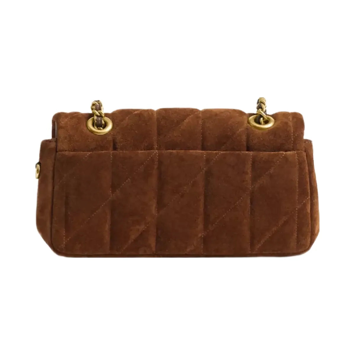 Coach Tabby Shoulder Bag 20 With Quilting in Brass Warm Brown